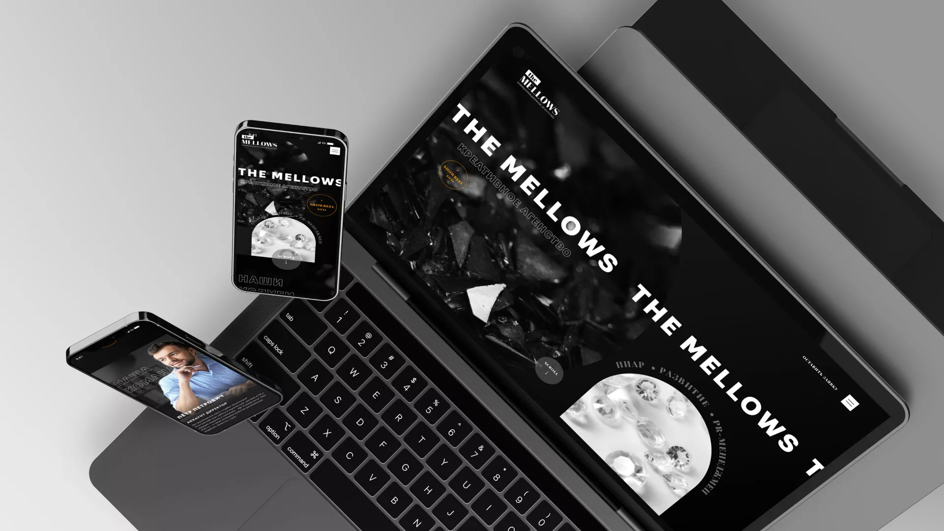 Разработка сайта креативного агентства «The Mellows» в Ленинске
