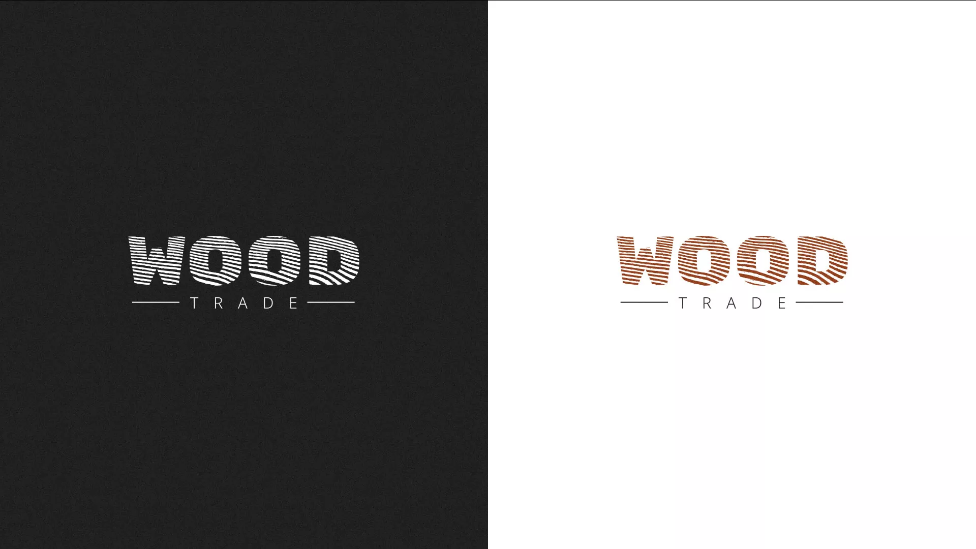 Разработка логотипа для компании «Wood Trade» в Ленинске