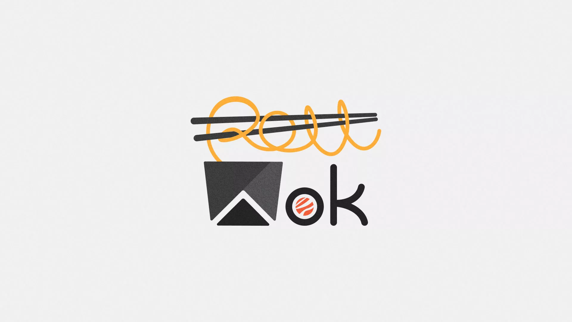 Разработка логотипа в Ленинске для суши-бара «Roll Wok Club» Разработка логотипа в Ленинске для суши-бара «Roll Wok Club»